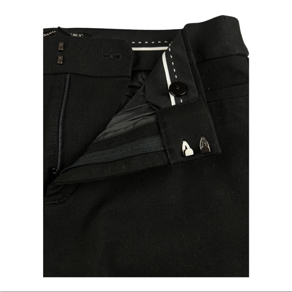 Banana Republic Sloan Mid-Rise Pants | Short Length | Black | Pockets | 6 | NWT - Picture 7 of 15